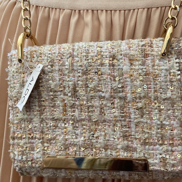 Beautiful Aldo sparkly tweed bag mini size - Picture 4 of 9